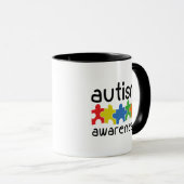 Sensibilisation sur l'autisme de café Mug (Devant droit)