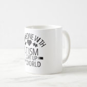 Sensibilisation sur l'autisme de café Mug (Devant droit)