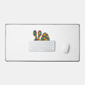 Sensibilisation sur l'autisme de Pâques Rabbit Piè (Clavier et souris)