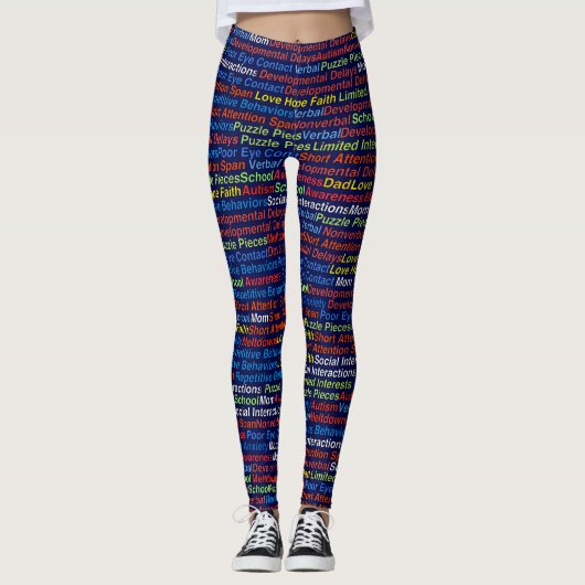 Sensibilisation sur l'autisme - Leggings (Devant)