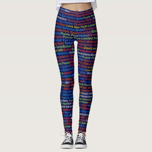 Sensibilisation sur l'autisme - Leggings (Devant)
