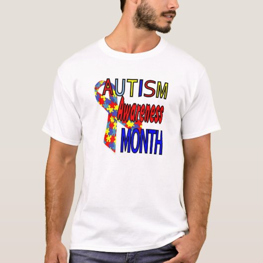 sensibilisation sur l'autisme Mois plus t-shirt ta (Devant)