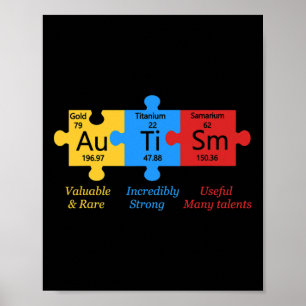 Sensibilisation sur l'autisme Puzzle Tableau Pério