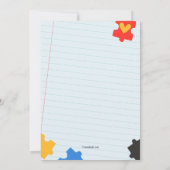 Sensibilisation sur l'autisme Walk Invitation (Dos)