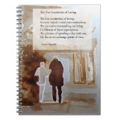 Sensibilités fines de carnet de notes à spirale (Devant)