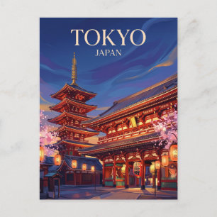 Senso-ji Tempel Japan Briefkaart