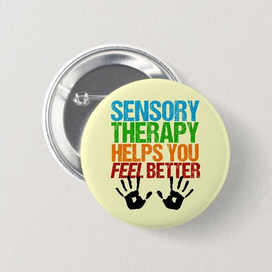 Sensorische therapie Handdrukken Beroepstherapie Ronde Button 5,7 Cm (Voorkant /achterkant)
