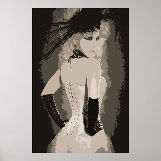 Sensual Corset Art Poster (Voorkant)