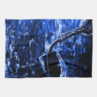Sensual Wine Blue Towel Theedoek