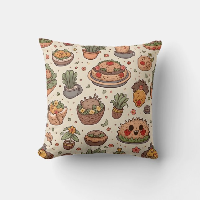 Sensueel patroonkussen kussen (Voorkant)