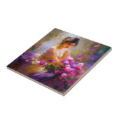 Sensueel portret tegeltje (Zijkant)