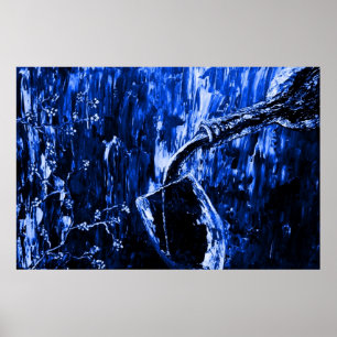 Sensuel Moments Bleu Beaux-Arts Poster Imprimer
