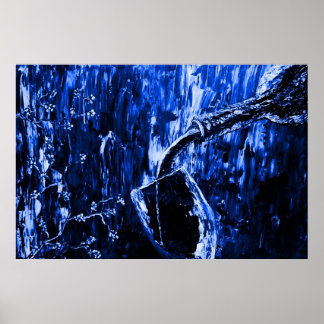 Sensuel Moments Bleu Beaux-Arts Poster Imprimer