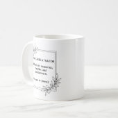 Sent comme un collègue traître Mug de départ (Devant gauche)
