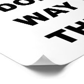 Sentances Funny Poster beëindigen (Hoek)