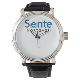 Sente  zwart lederen bandhorloge horloge