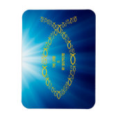 Sentence DE LORD IS MIJN SCHEPERD | Christelijke v Magneet (Verticaal)