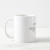 Sentence Diagram Grammatica Wit 11 oz Classic Mok (Links)