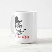 Sentez comme monsieur - tasse (Devant gauche)