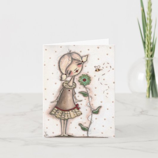 Sentez les fleurs - Carte de notes (Devant)