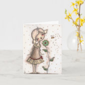 Sentez les fleurs - Carte de notes (Fleur jaune)