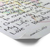 Sentez ma beauté Cancer Poem Poster Imprimer (Coin)