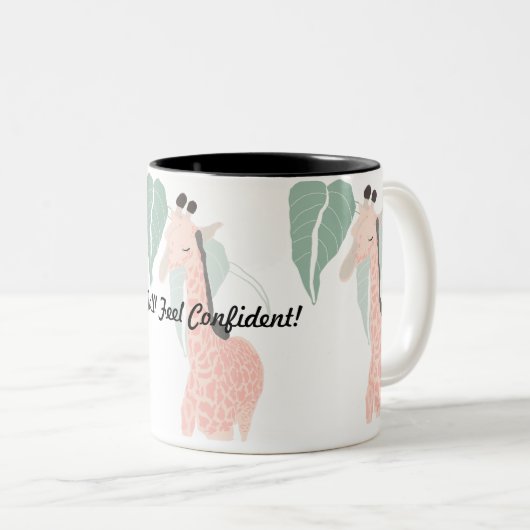Sentez-vous confiant Mug (Devant droit)