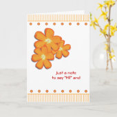 Sentez-vous mieux bientôt carte (Fleur jaune)