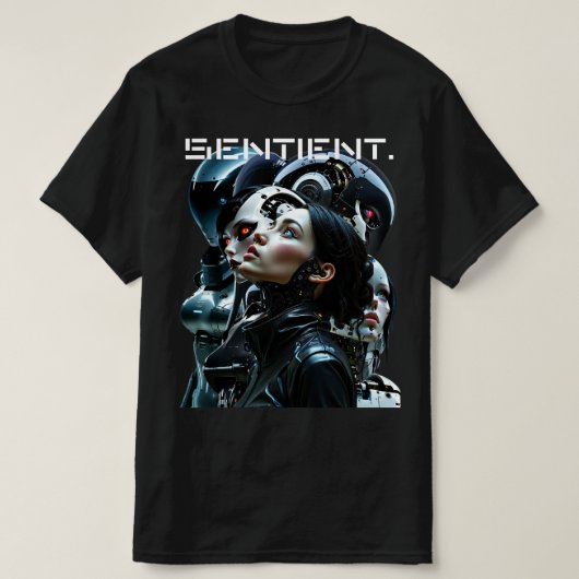 Sentient. T-shirt (Design voorkant)
