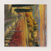 Sentier du vignoble – Puzzle inspiré de la Toscane (Horizontal)