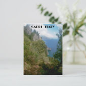 Sentiero dei Cacciatori, eiland Capri briefkaart (Staand voorkant)