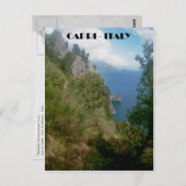 Sentiero dei Cacciatori, eiland Capri briefkaart (Voorkant / Achterkant)
