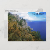 Sentiero dei Cacciatori, eiland Capri briefkaart (Voorkant / Achterkant)