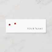 SENTIMENT BITEY Funny Vampire Carte d'appel person (Devant)