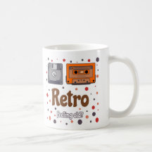 Sentiment de vieille Mug rétro rétro