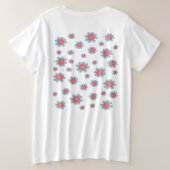 Sentiment été rose et bleu rétro typographie (Design dos)