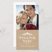 Sentiment intemporel Merci Cartes - Artisanat (Devant / Derrière)