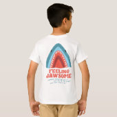 Sentiment Jawsome Requin Drôle Été Puns T-Shirt (Dos entier)