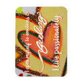 "Sentiment" Orange Sacral Chakra Mots Magnets (Vertical)