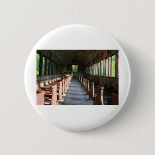 Sentimentale reis ronde button 5,7 cm