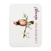 Sentimenteel ben ik altijd bij je, Red Cardinal Magneet (Verticaal)