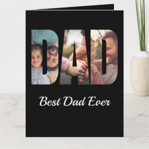 Sentimenteel Beste Papa Custom Foto Vaderdag Kaart