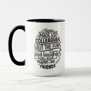sentimentele collega's Vrienden lachen leuk Mok