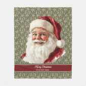 Sentimentele kerstman vakantiedeken fleece deken (Voorkant)