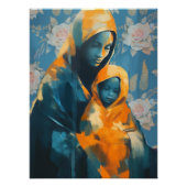 Sentimentele Moederschap Wall Art op Glossy Poster Perfect Poster (Voorkant)