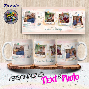 Sentimentele Opa Familieherinneringen Fotocollage Mok