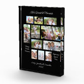 Sentimentele Woorden 11 Fotocollage Zwart Fotoblokken (Rechts)