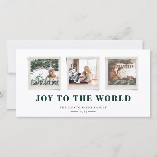 Sentiments gais Snapshot Carte de vacances (Devant)