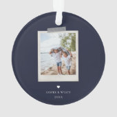 Sentiments joyeux Snapshot Ornement (dos)