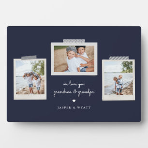 Sentiments joyeux Snapshot Photo Plaque